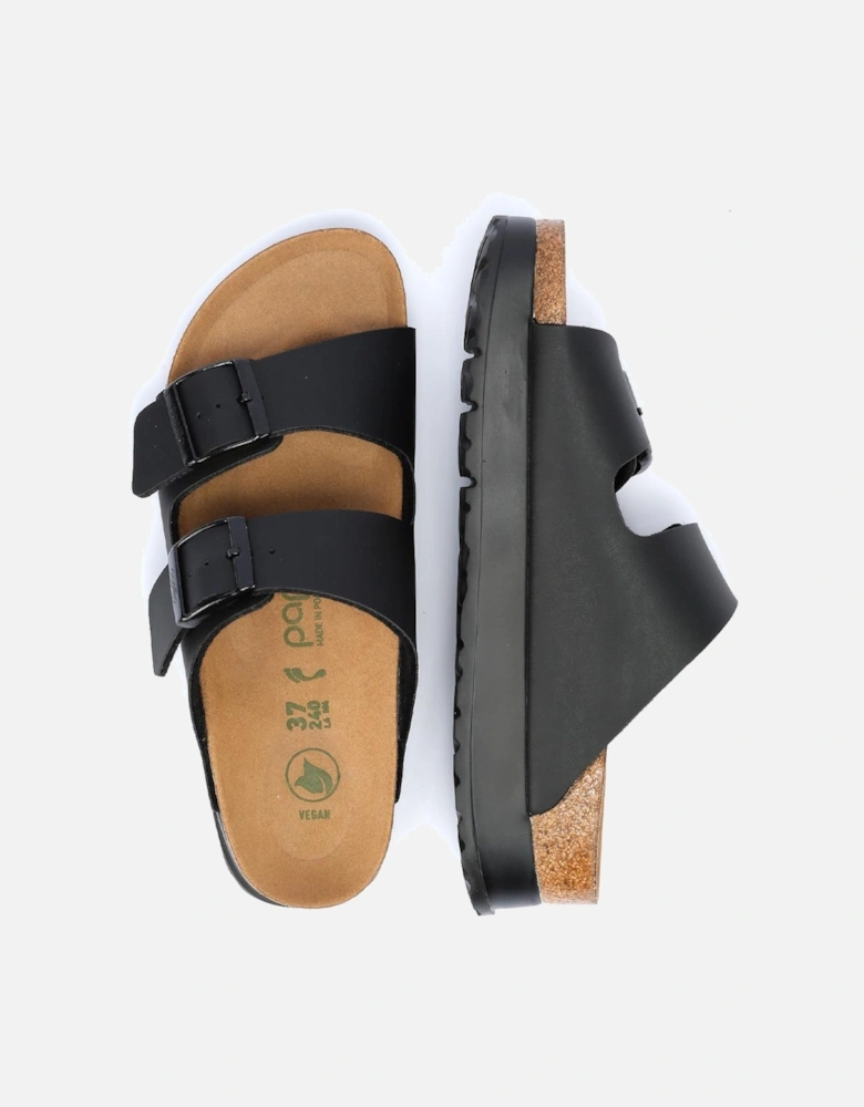 Flex Platform Women's Black Narrow Sandals