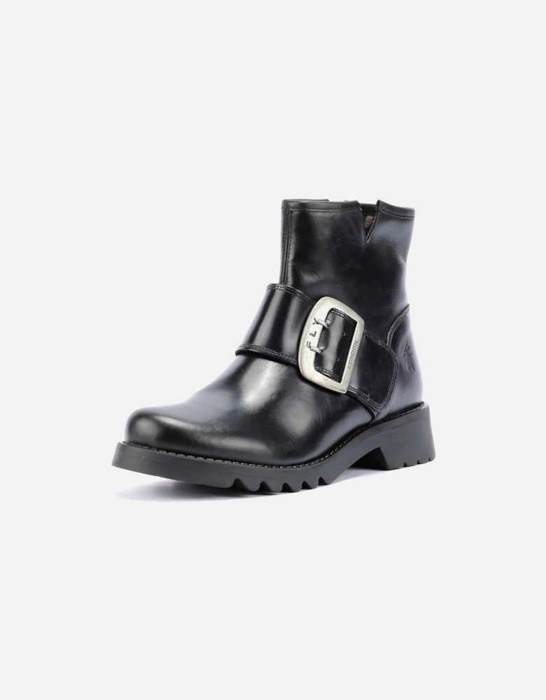 Rily Leather Women's Black Boots