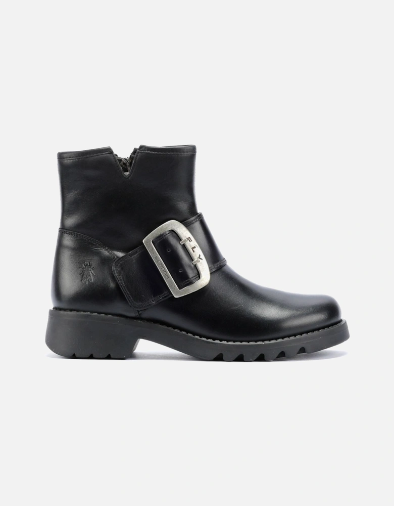 Rily Leather Women's Black Boots