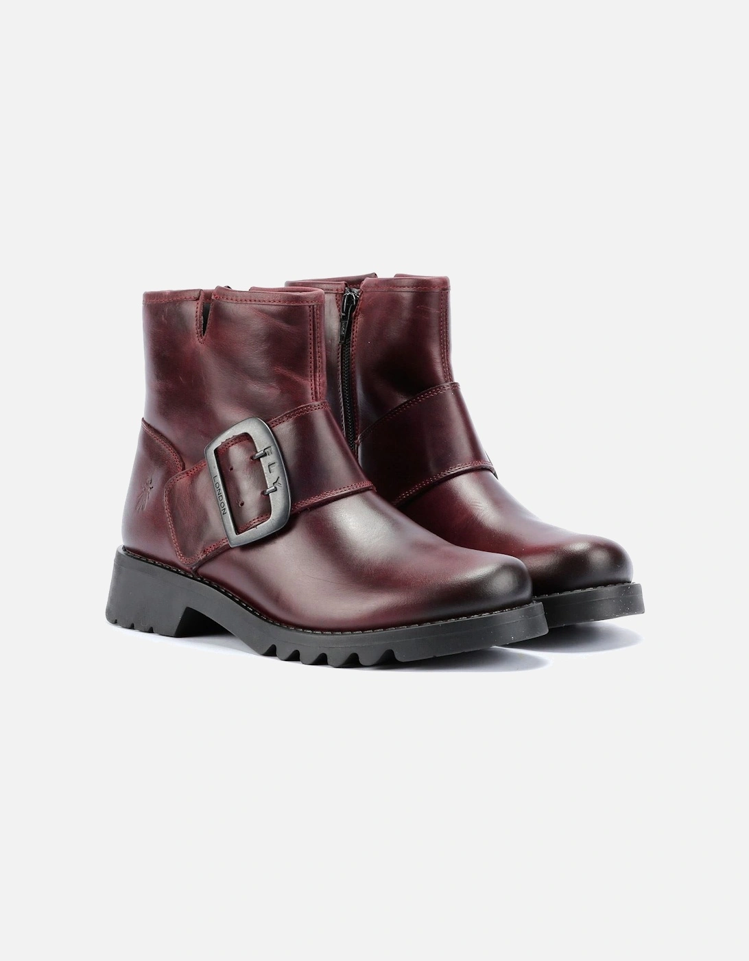 Rily Leather Women's Wine Boots, 9 of 8