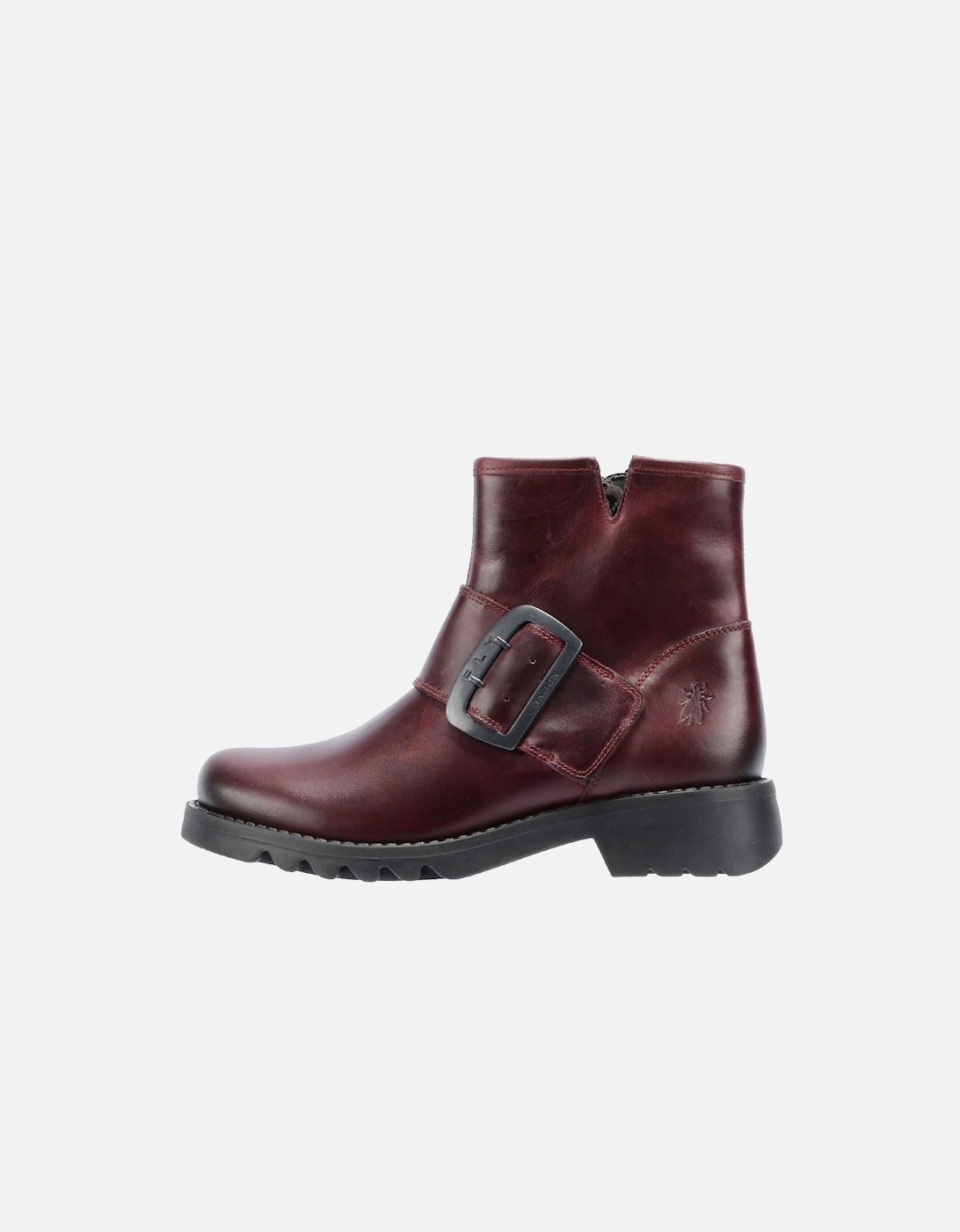 Rily Leather Women's Wine Boots
