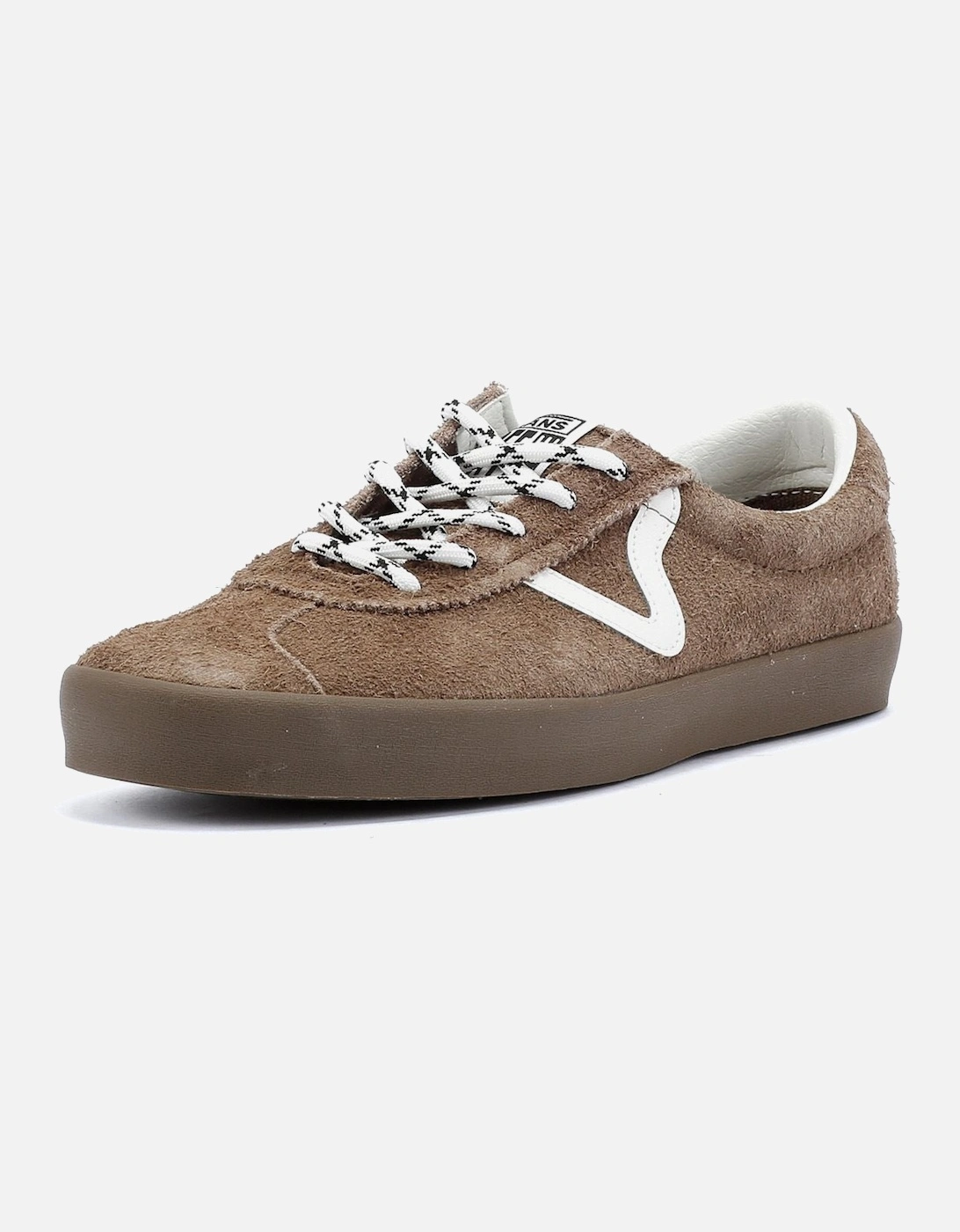 Sport Low Hairy Suede Teak Trainers