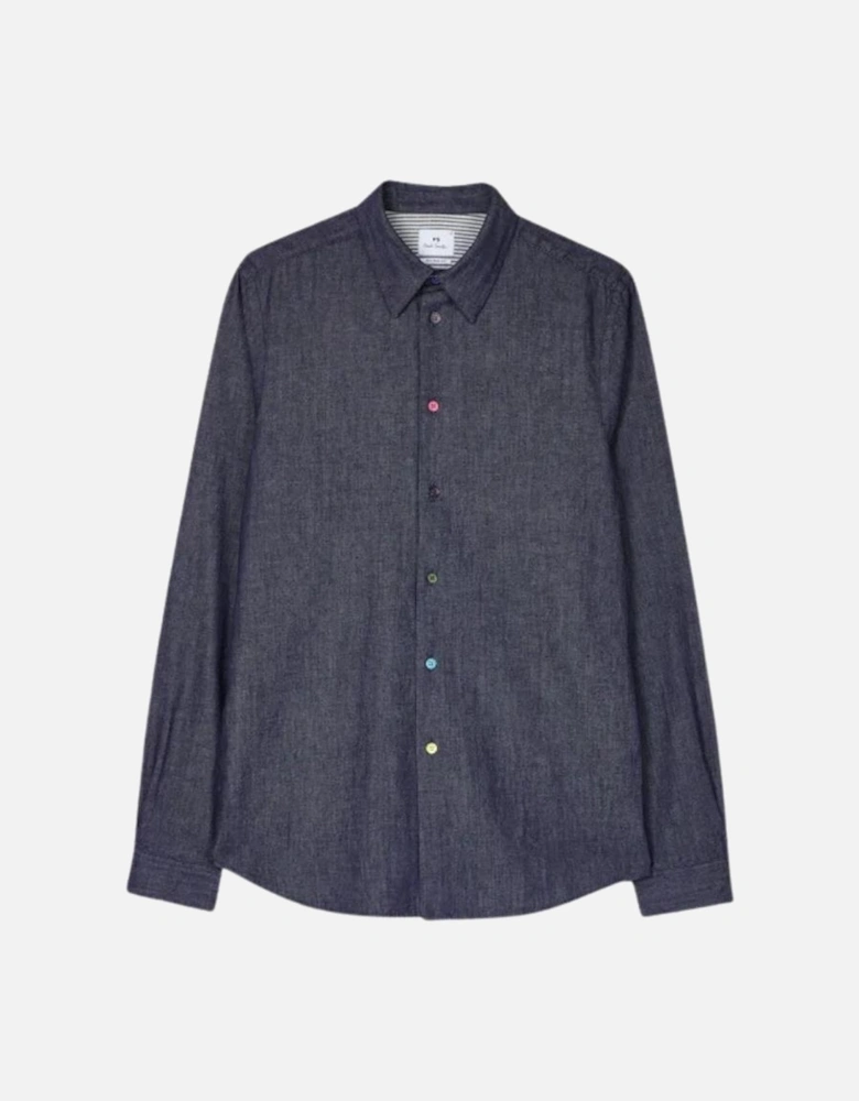 PS LS Tailored Fit Shirt - Blue