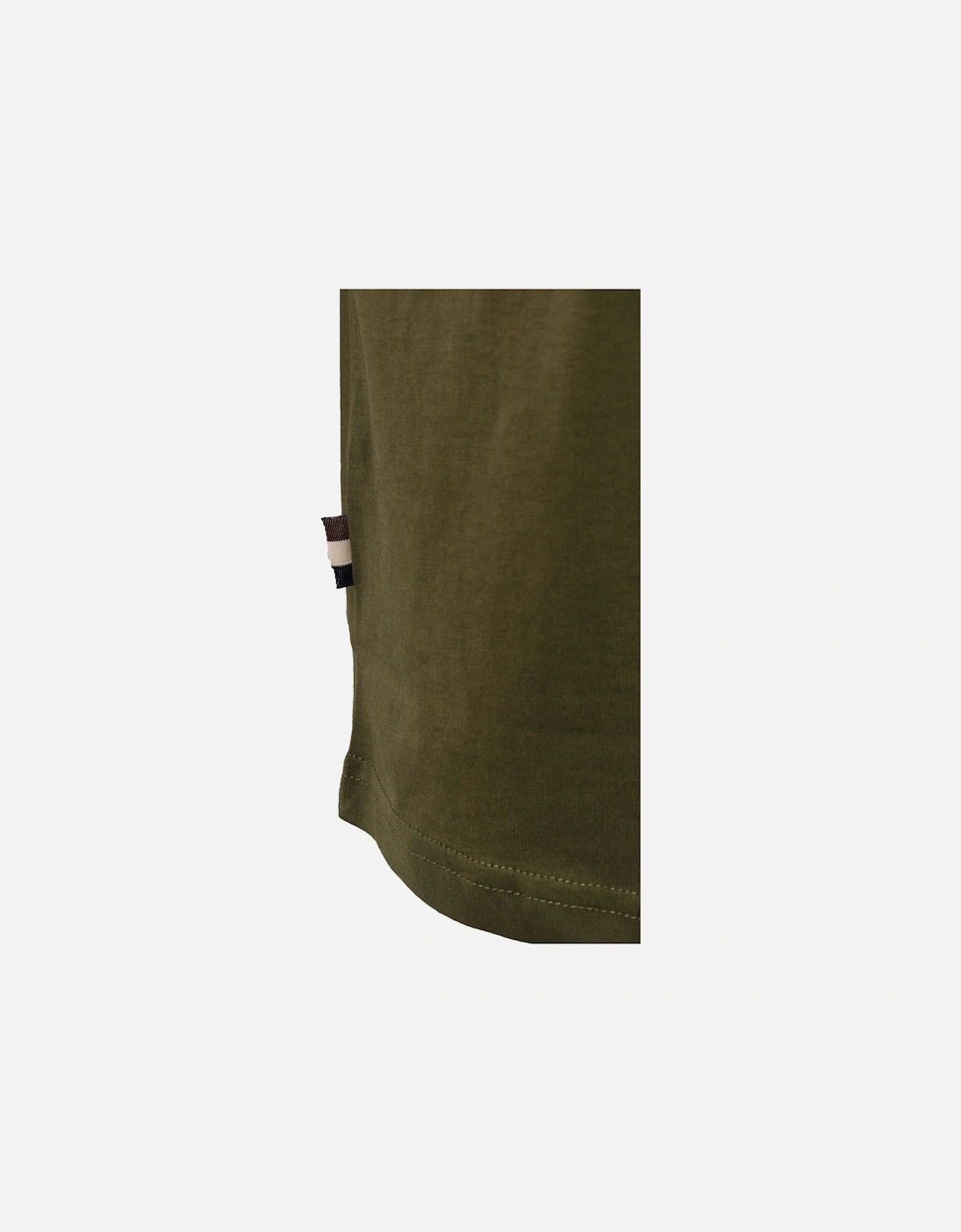 Active Club Check Pocket T-shirt Army Green