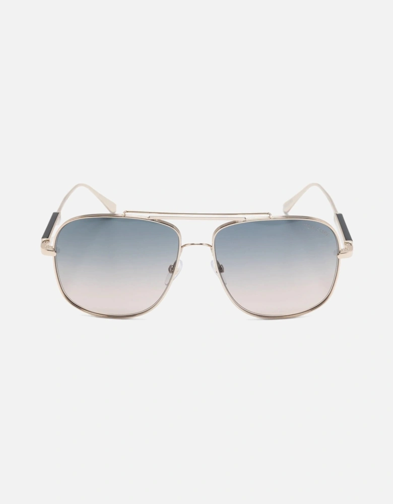 Jude Metal Sunglasses Grey