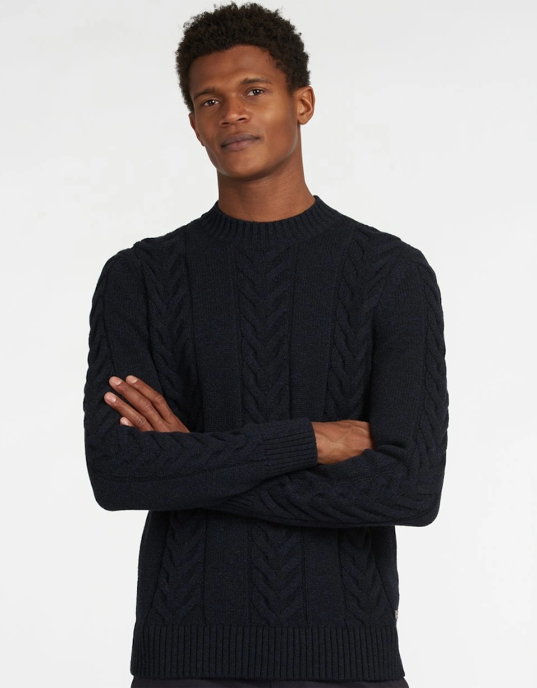 Essential Cable Knit Mens Jumper, 8 of 7