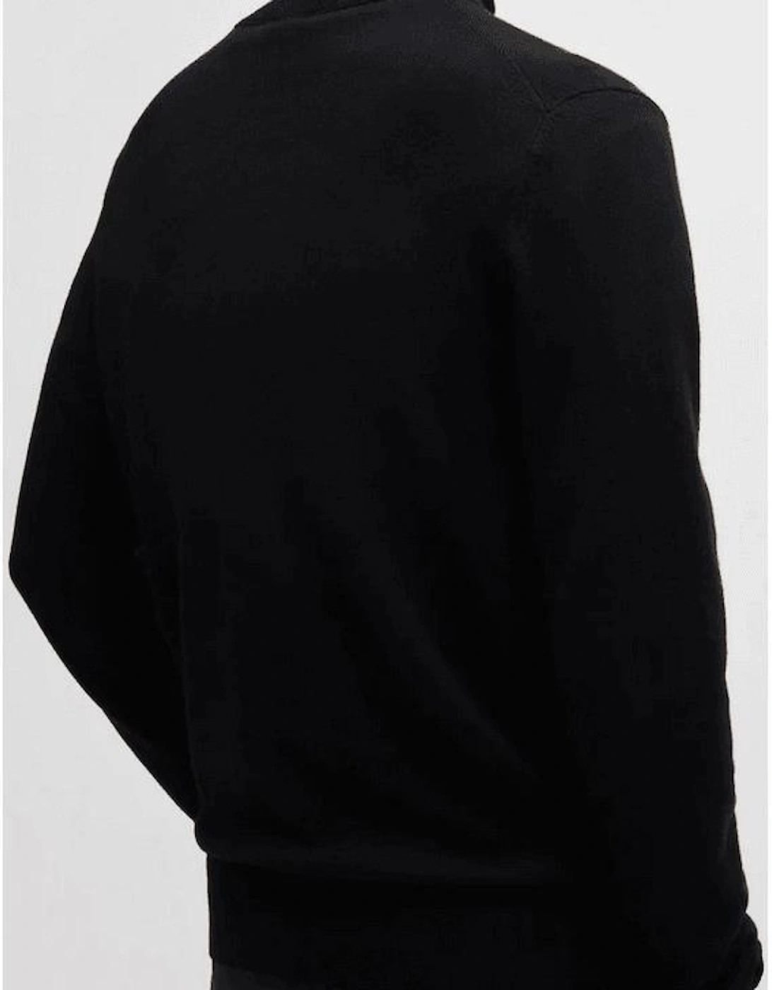 Kanobix Half Zip Funnel Neck Black Sweatshirt