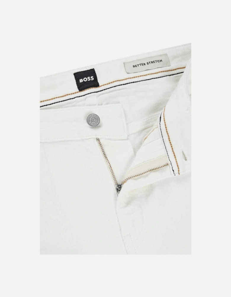 Delaware Slim Fit White Jeans