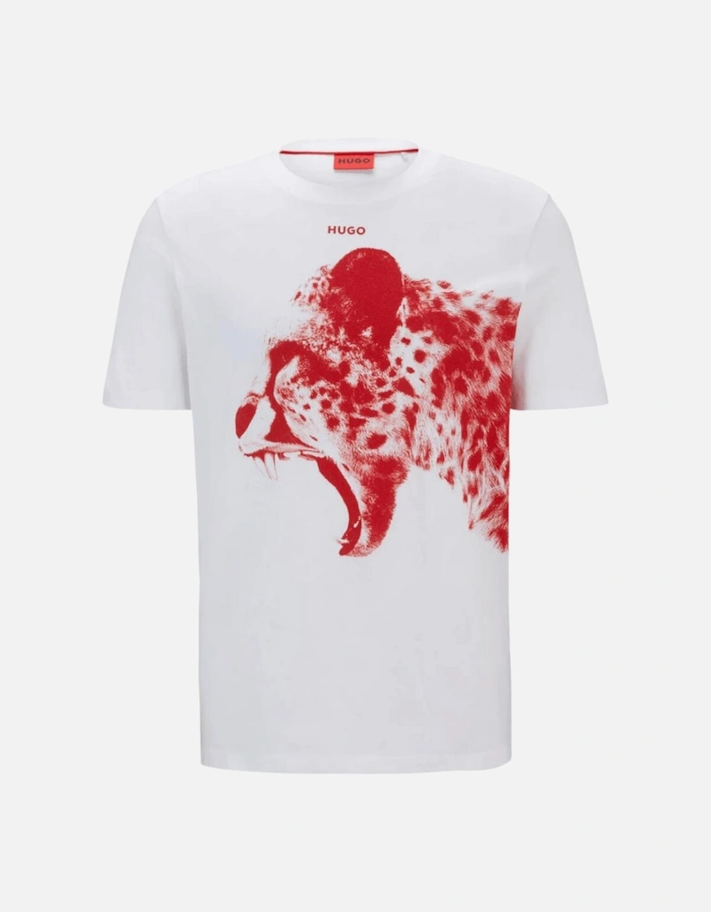 Dikobra Regular Fit White T-Shirt