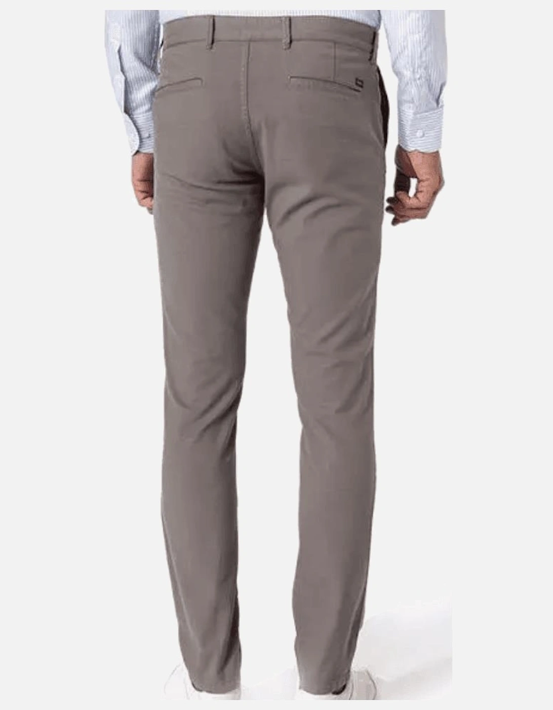 Cotton Slim Fit Grey Chinos