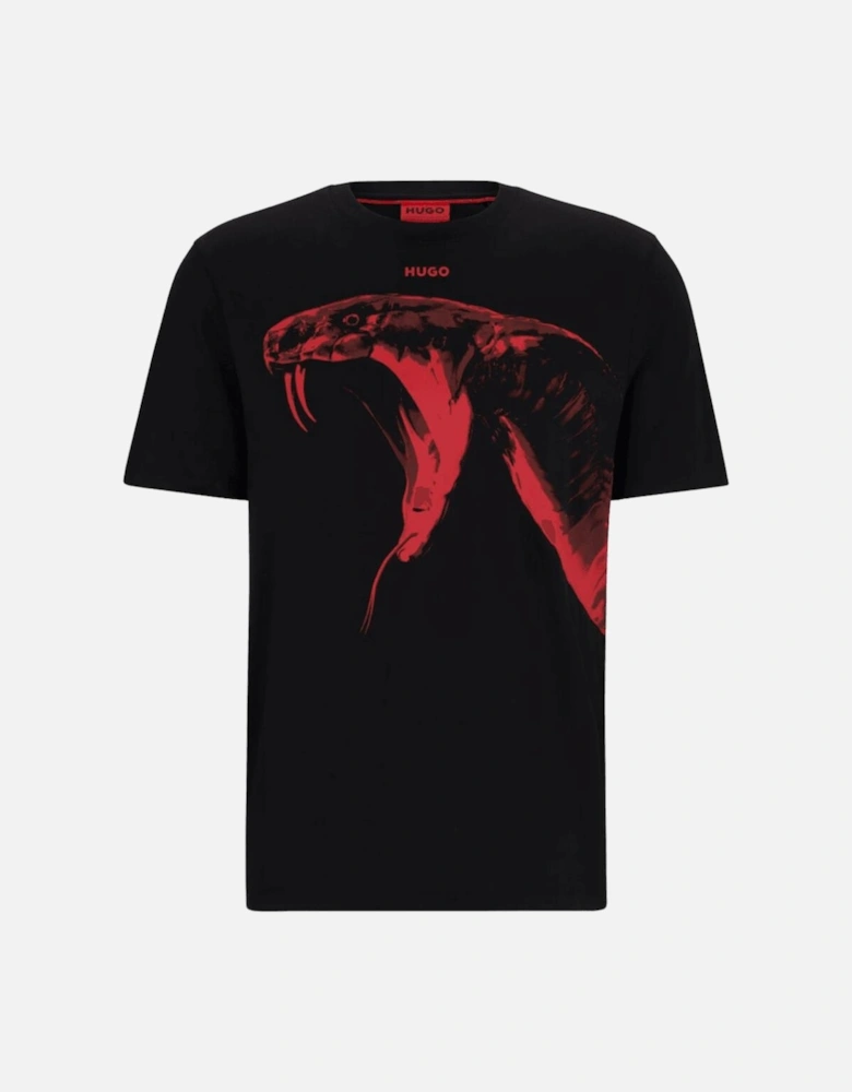 Dikobra Regular Fit Black T-Shirt