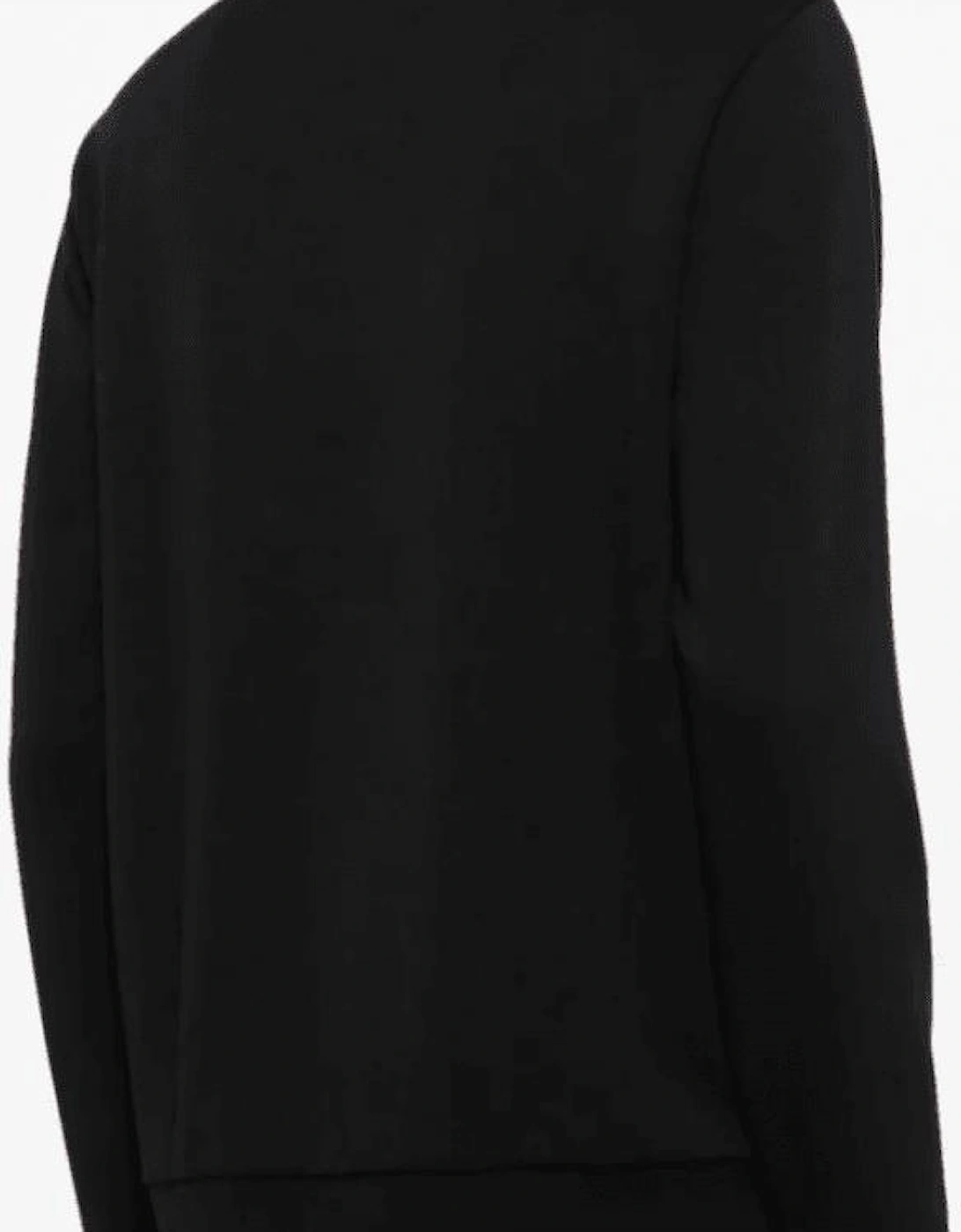 C-Stimmann Quarter Zip Funnel Neck Black Sweatshirt