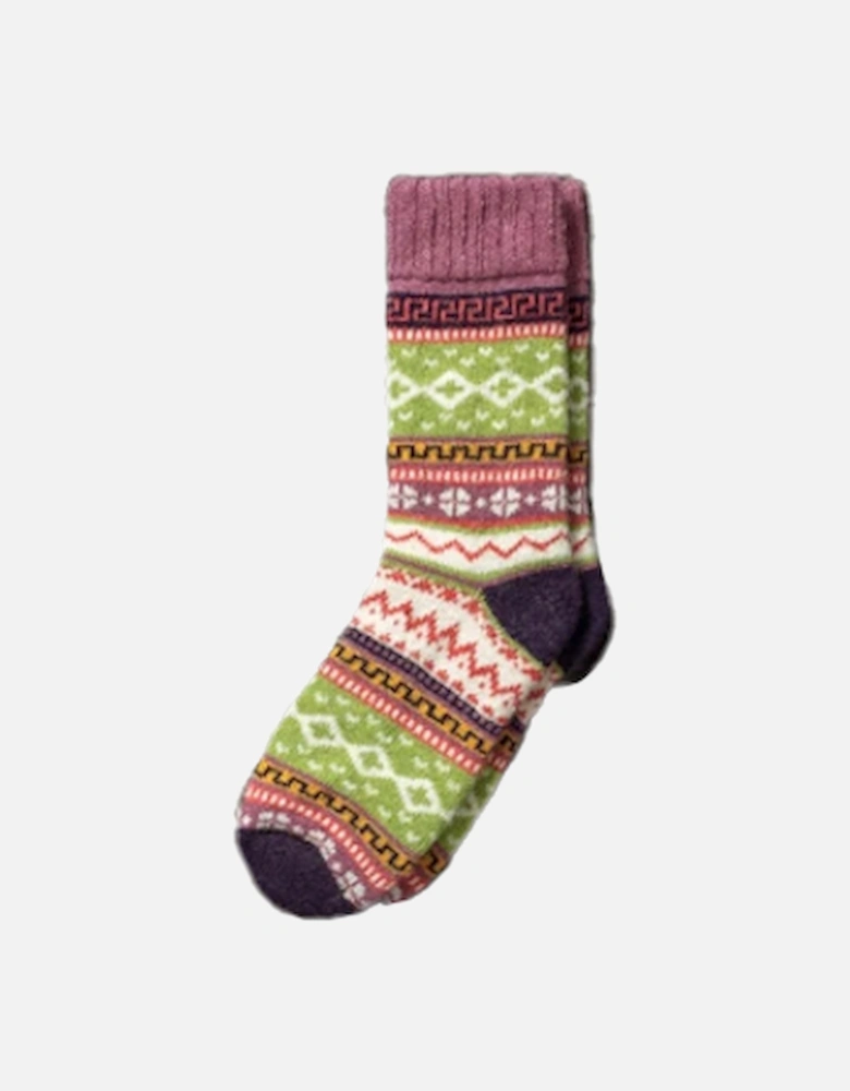 Nordic Ida Merino Wool Sock Purple