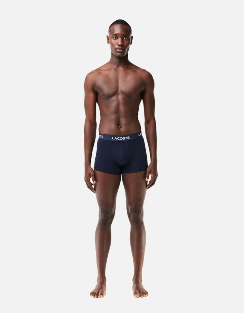 3-Pack Boxer Trunks, Navy