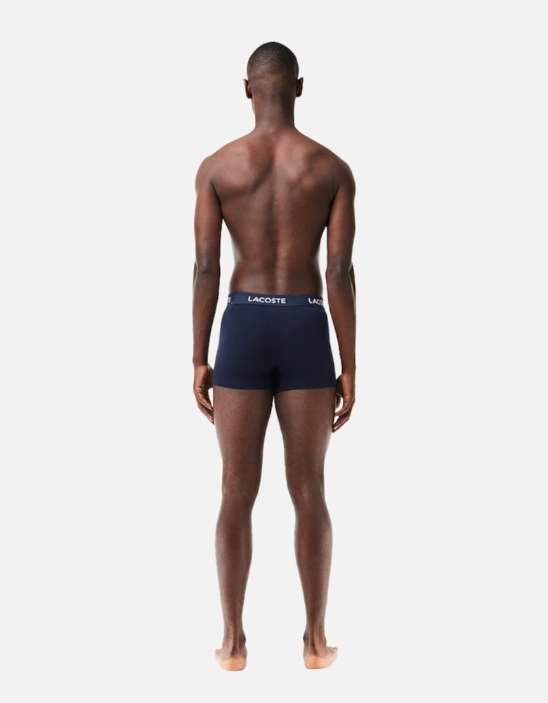 3-Pack Boxer Trunks, Navy