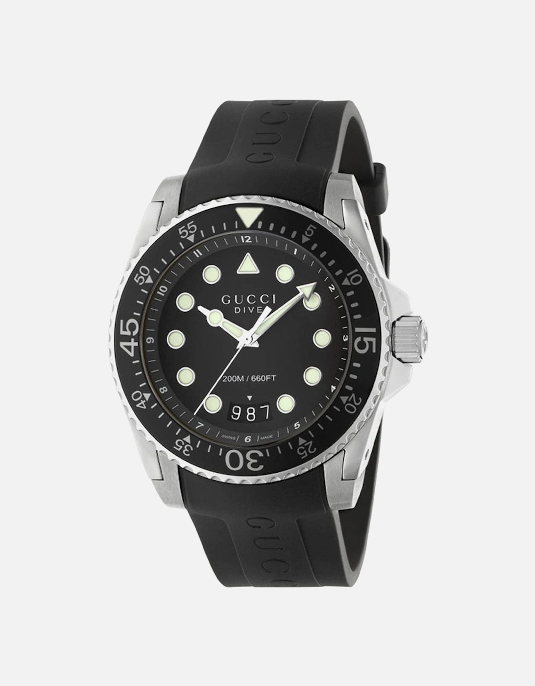 YA136204B Dive Black Men's Watch, 8 of 7