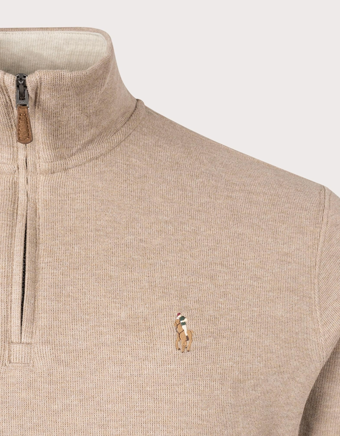 Quarter Zip Estate Rib Knit