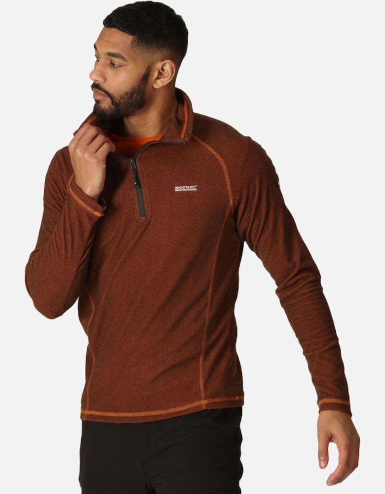 Mens Montes Lightweight Half Zip Summer Fleece Top