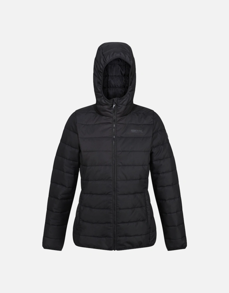 Womens Helfa Insulated Quilted Hooded Puffa Coat