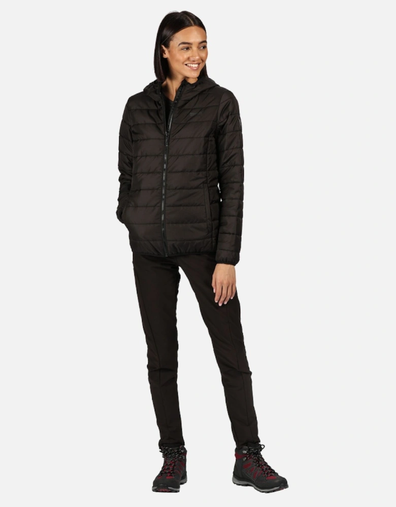 Womens Helfa Insulated Quilted Hooded Puffa Coat