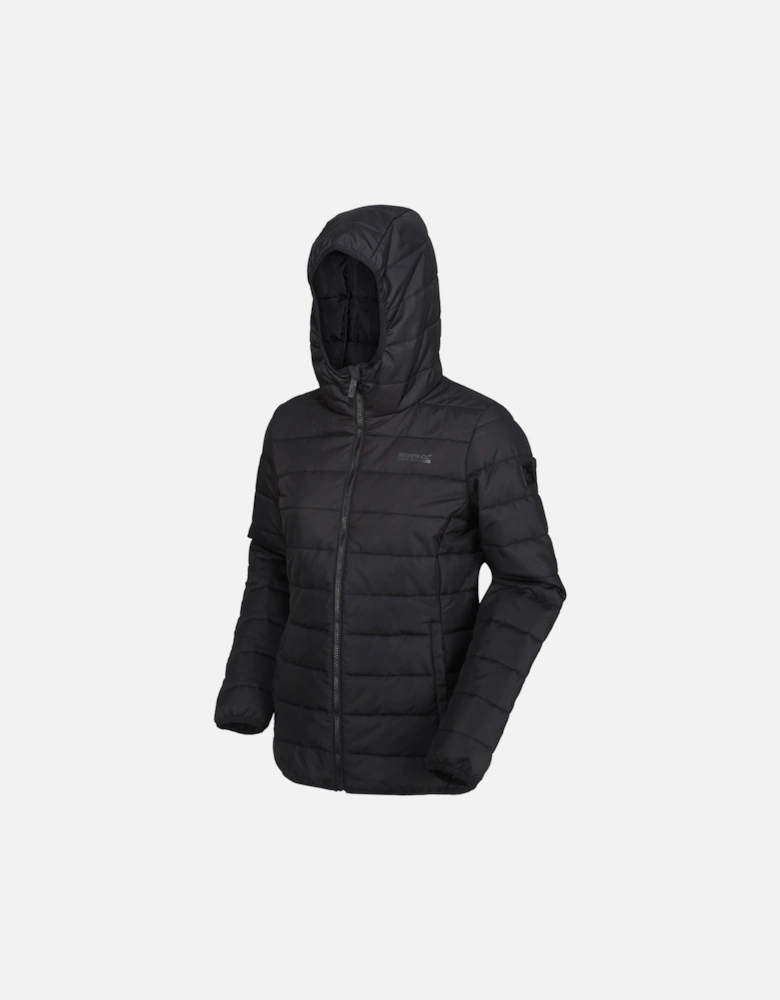 Womens Helfa Insulated Quilted Hooded Puffa Coat