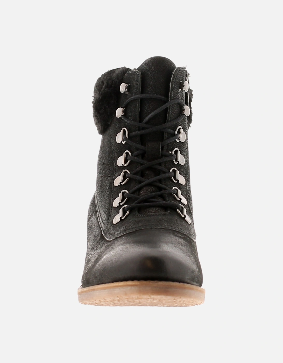 Womens Boots Ankle Effie Leather Zip black UK Size