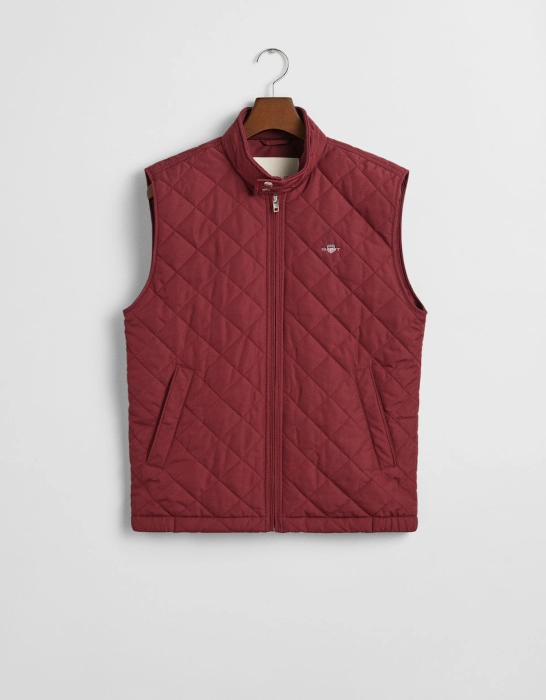 Gant Mens Quilted Windcheater Vest - Red - Size: 38/Regular - Love the Sales