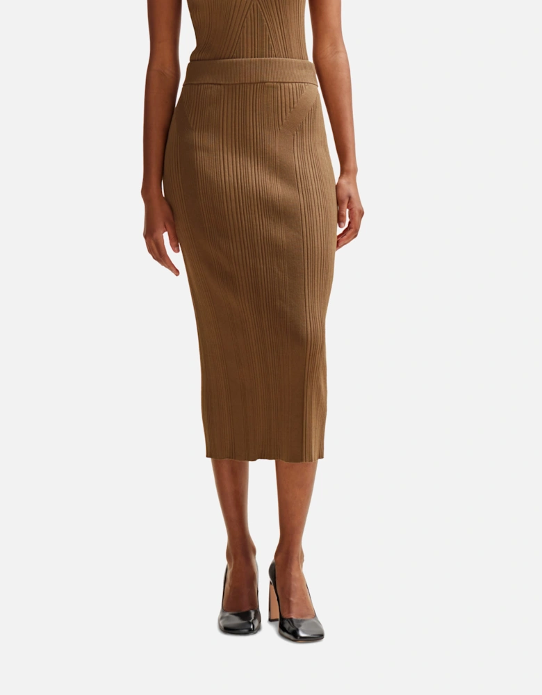 Freedah Knitted Pencil Skirt