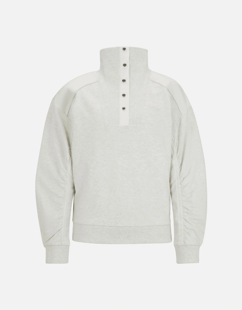 C_Ehybra Regular-Fit Hybrid Sweatshirt