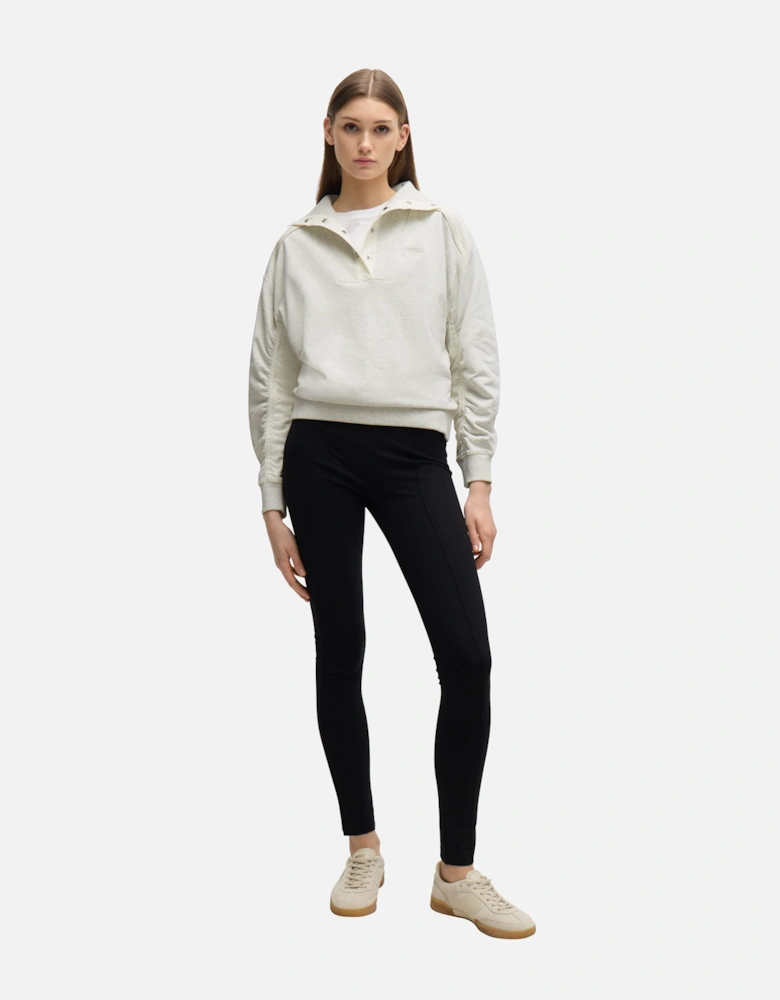 C_Ehybra Regular-Fit Hybrid Sweatshirt