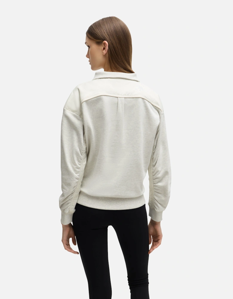 C_Ehybra Regular-Fit Hybrid Sweatshirt