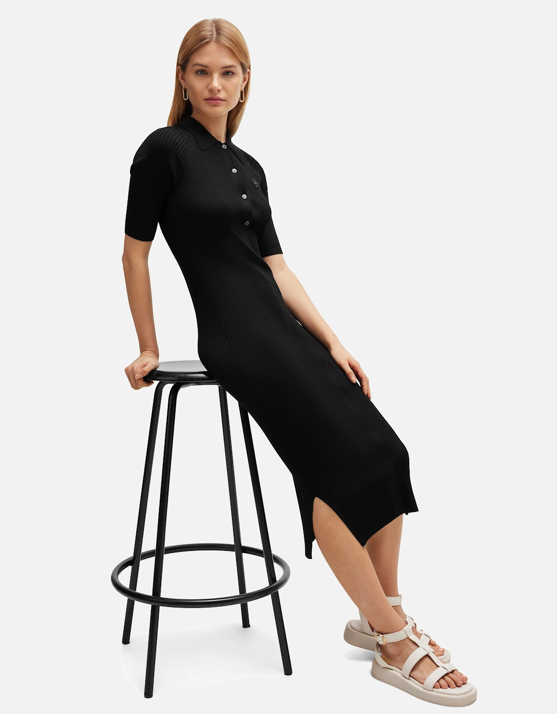 Formica Button-Placket Dress