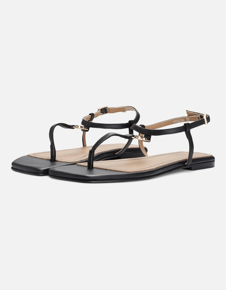 Rose Thong Leather Sandals