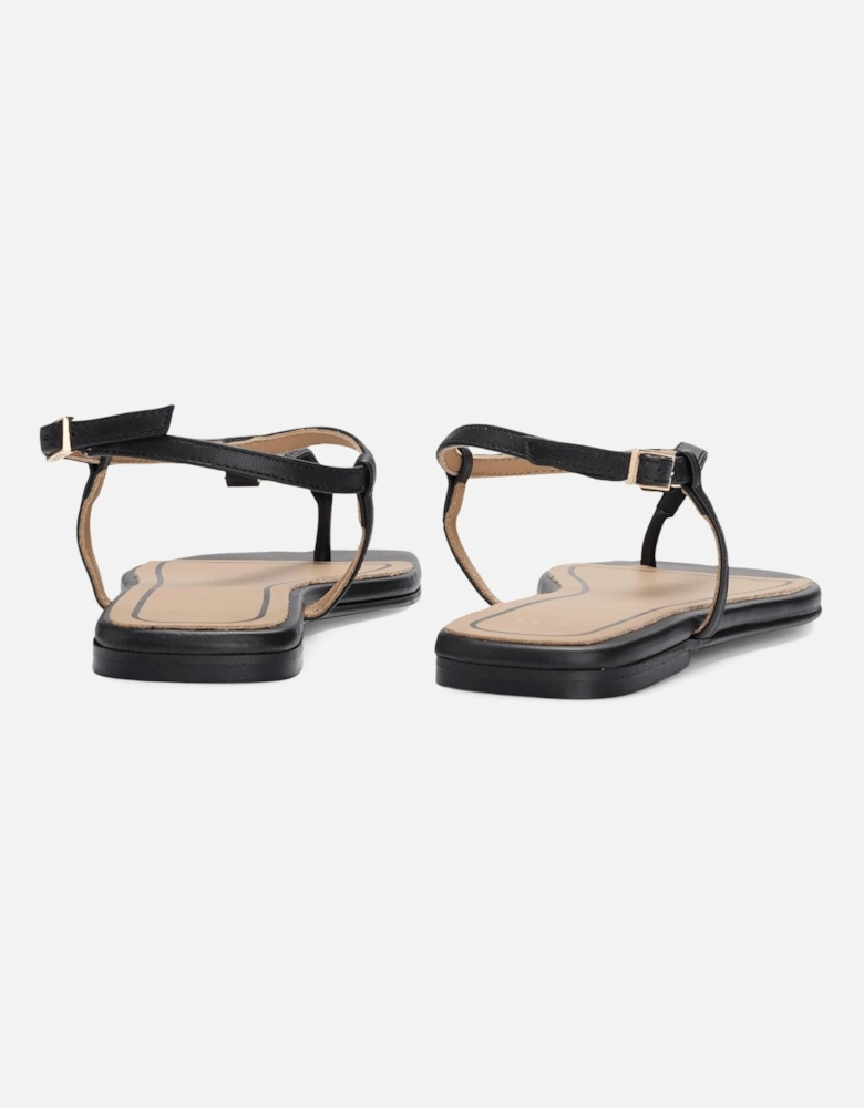 Rose Thong Leather Sandals