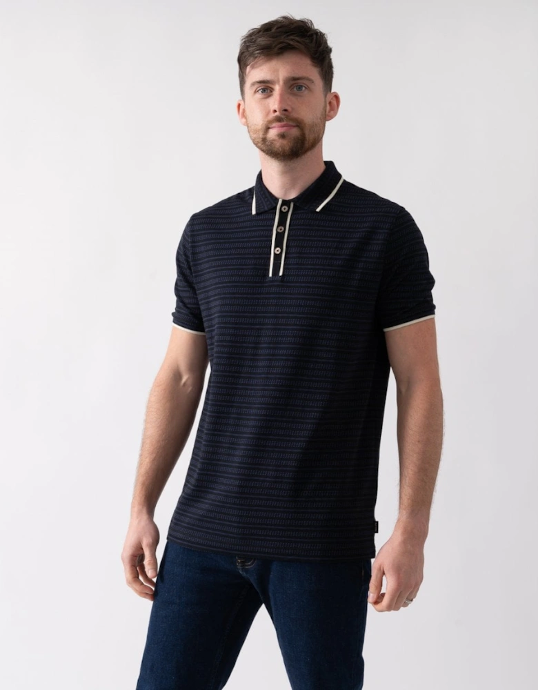 PS Mens Regular Fit Contrast Tipped Polo Shirt