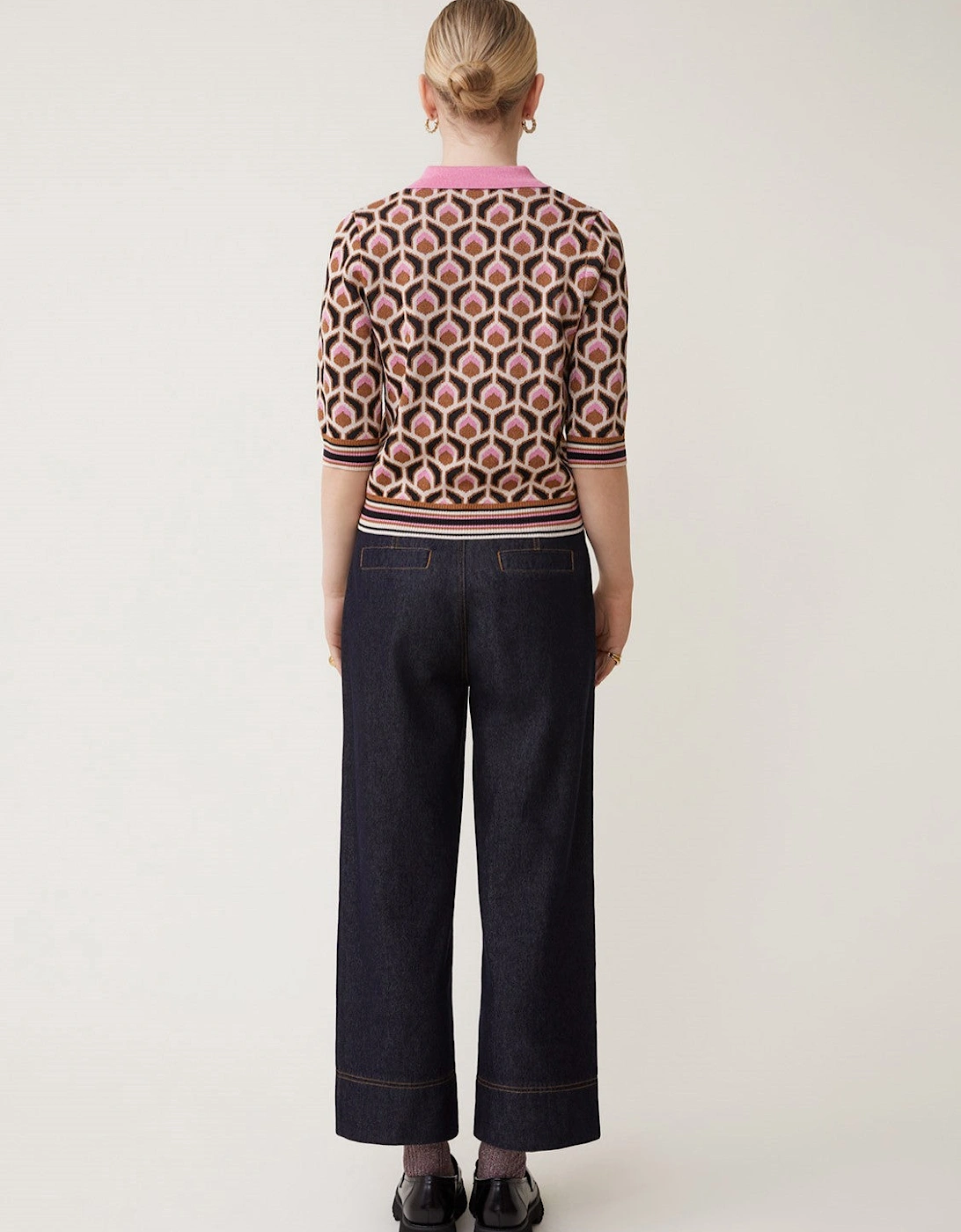 Woven Jeans Romy Bleu