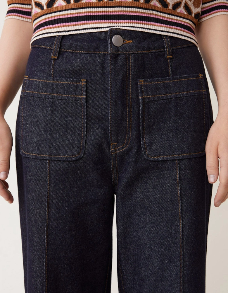 Woven Jeans Romy Bleu