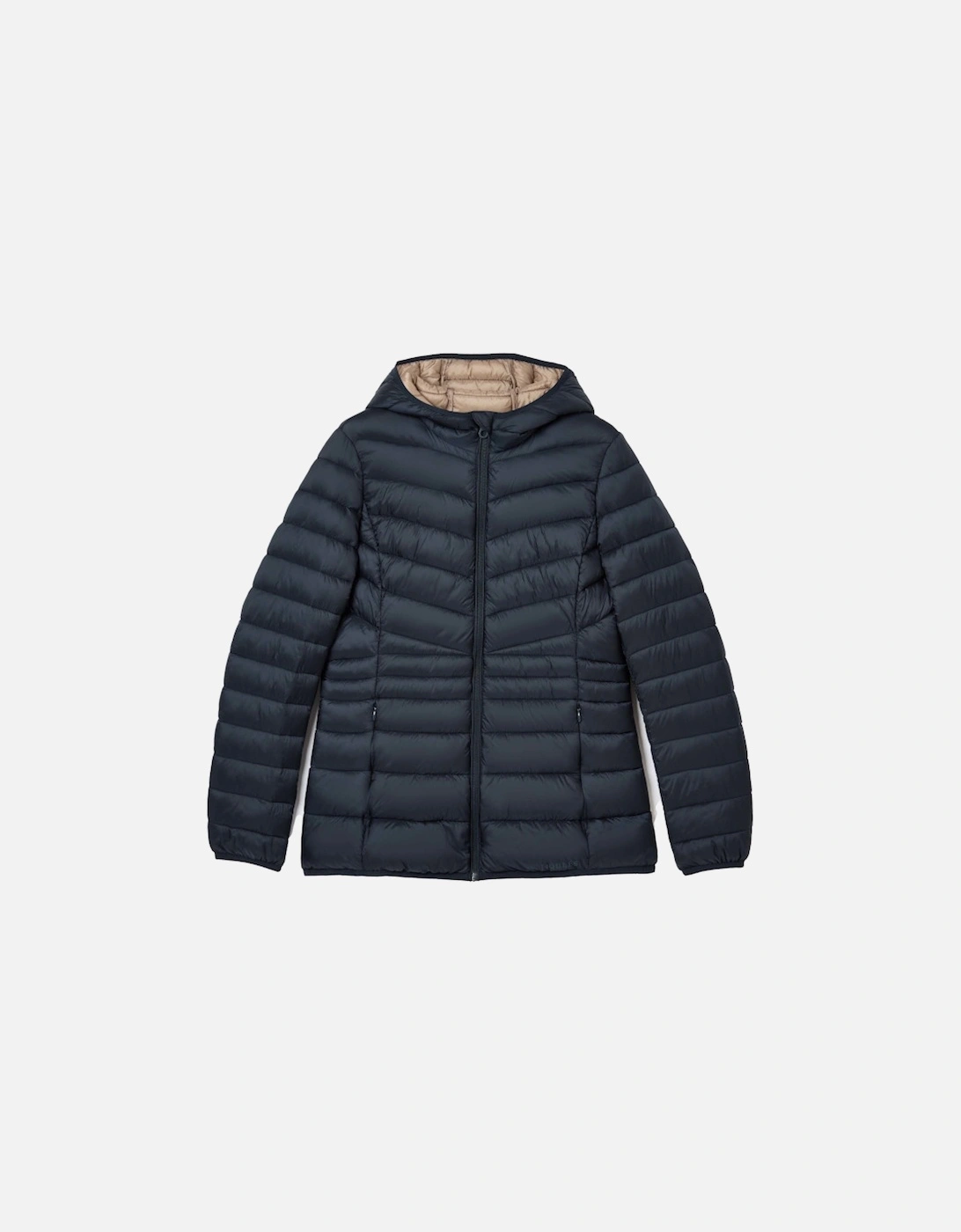 Womens Kenley Full Zip Quilted Hooded Coat