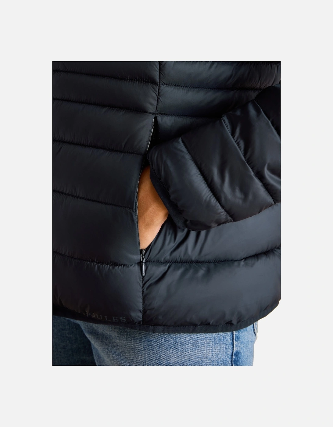 Womens Kenley Full Zip Quilted Hooded Coat