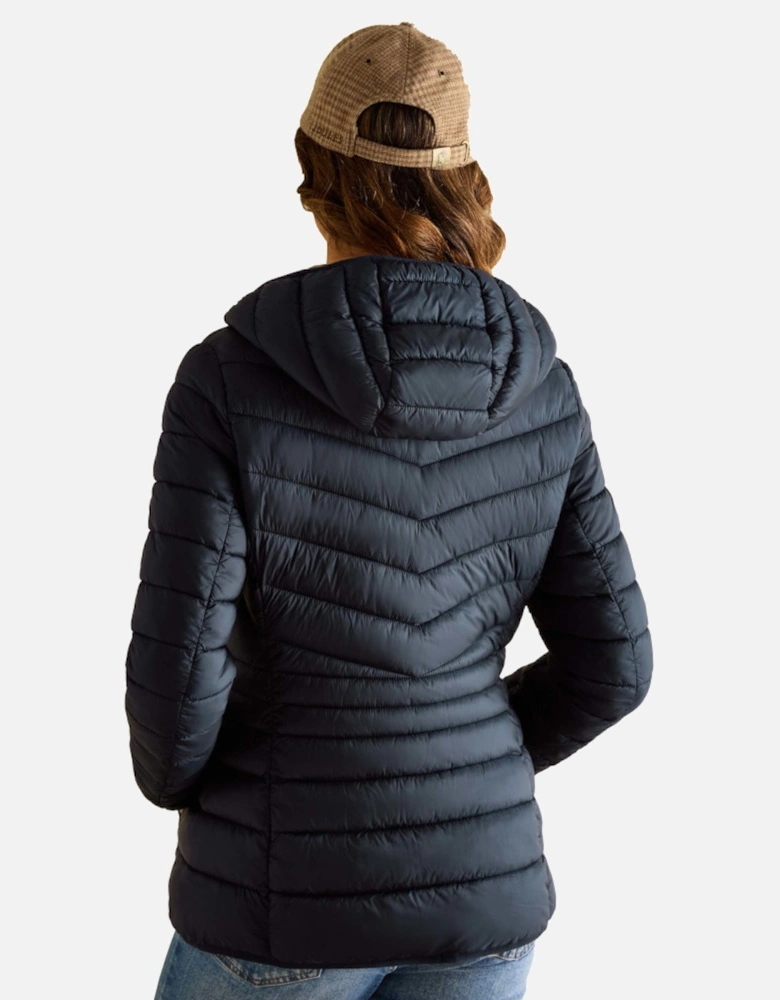 Womens Kenley Full Zip Quilted Hooded Coat