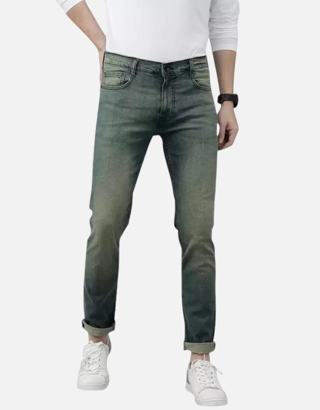 Pepe Jeans A211 Mens Denim Jeans Regular Slim Casual Tapered Cotton Stretch Pant, 8 of 7