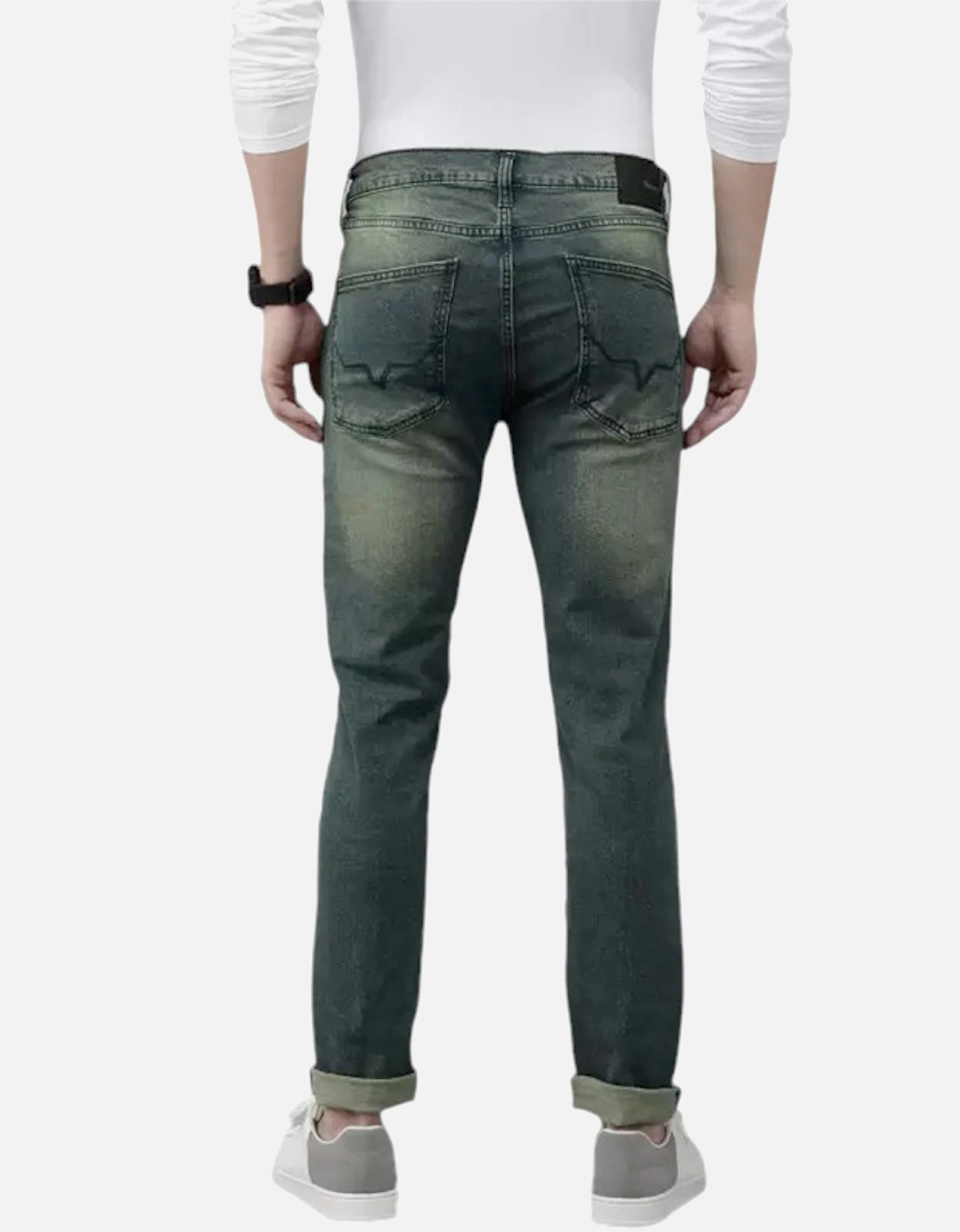 Pepe Jeans A211 Mens Denim Jeans Regular Slim Casual Tapered Cotton Stretch Pant