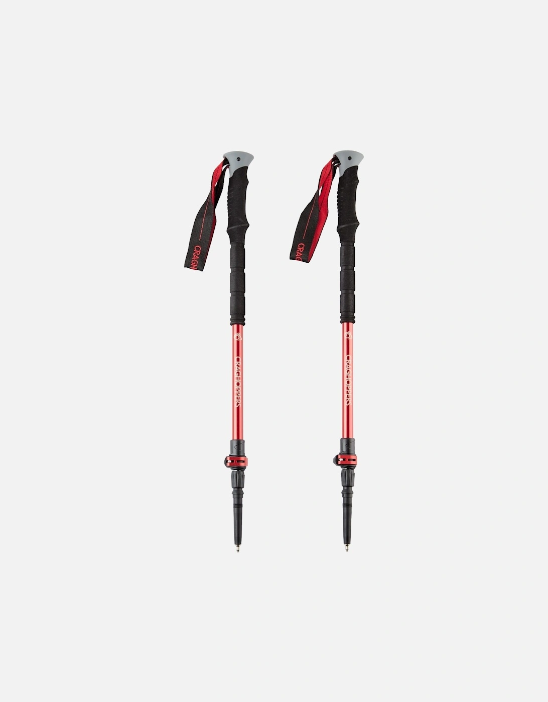 Men's Craghoppers Venture Anti-Shock Trekking Poles (Pack of 2) - Black - Size: 62CM - 135cm