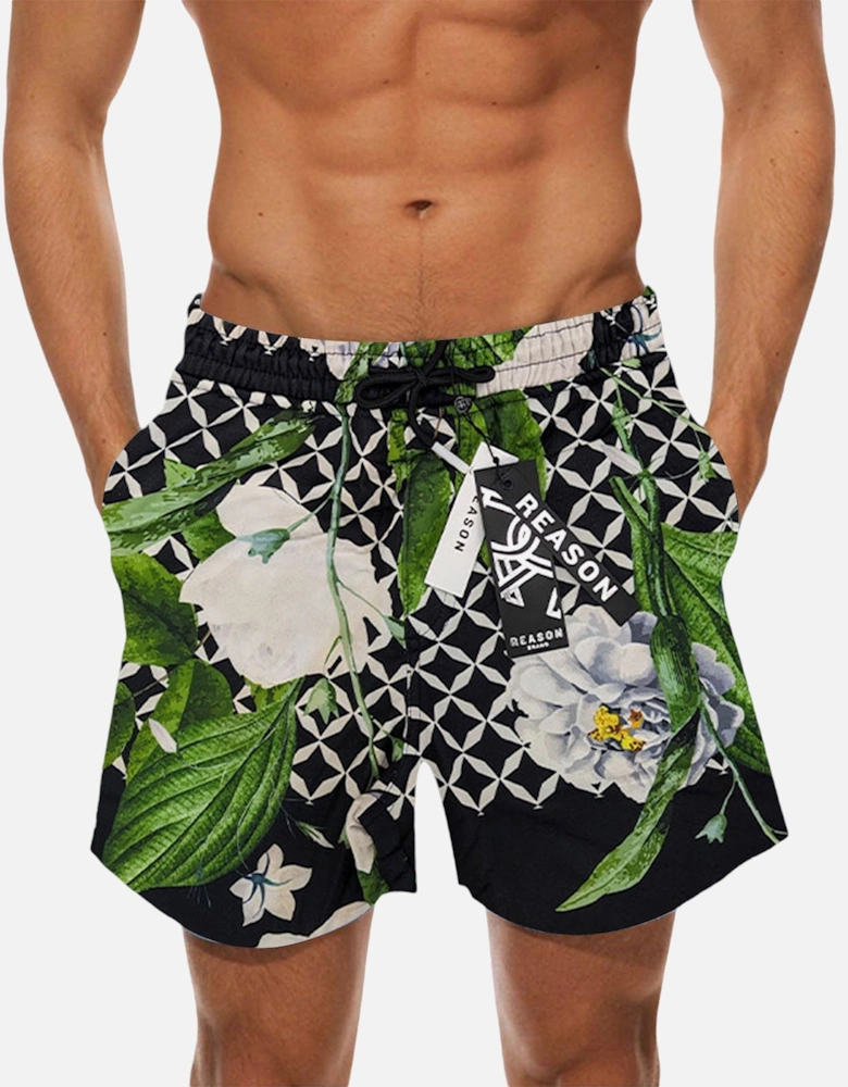 Mens Fleece Shorts Plus Sizes Sweat Joggers Beach Bermuda AOP Graphic Gym Shorts