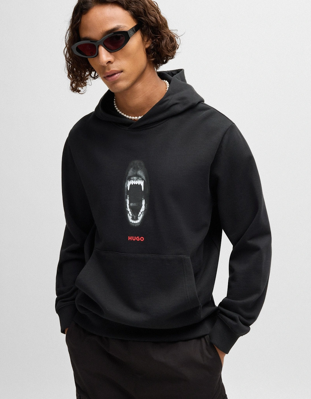 HUGO Dartchon hoody 001 Black