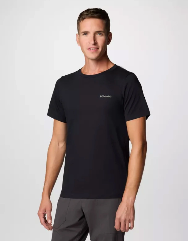 Men's Rapid Ridge™ Back Graphic Tee II Black/Button