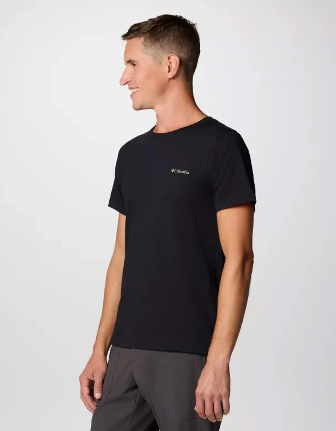 Men's Rapid Ridge™ Back Graphic Tee II Black/Button