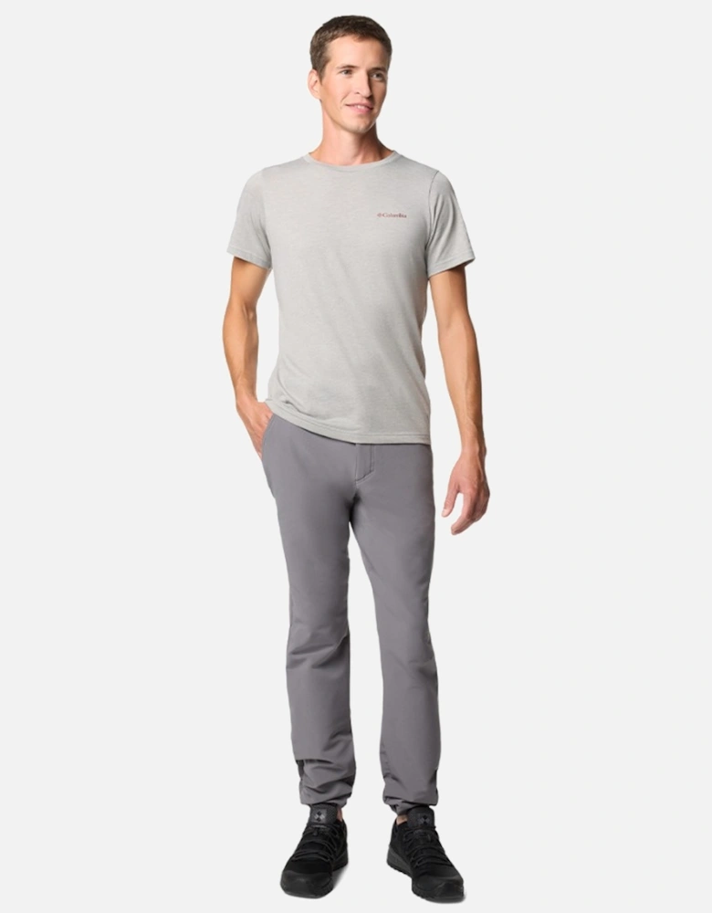 Men's Rapid Ridge™ Back Graphic Tee II Grey