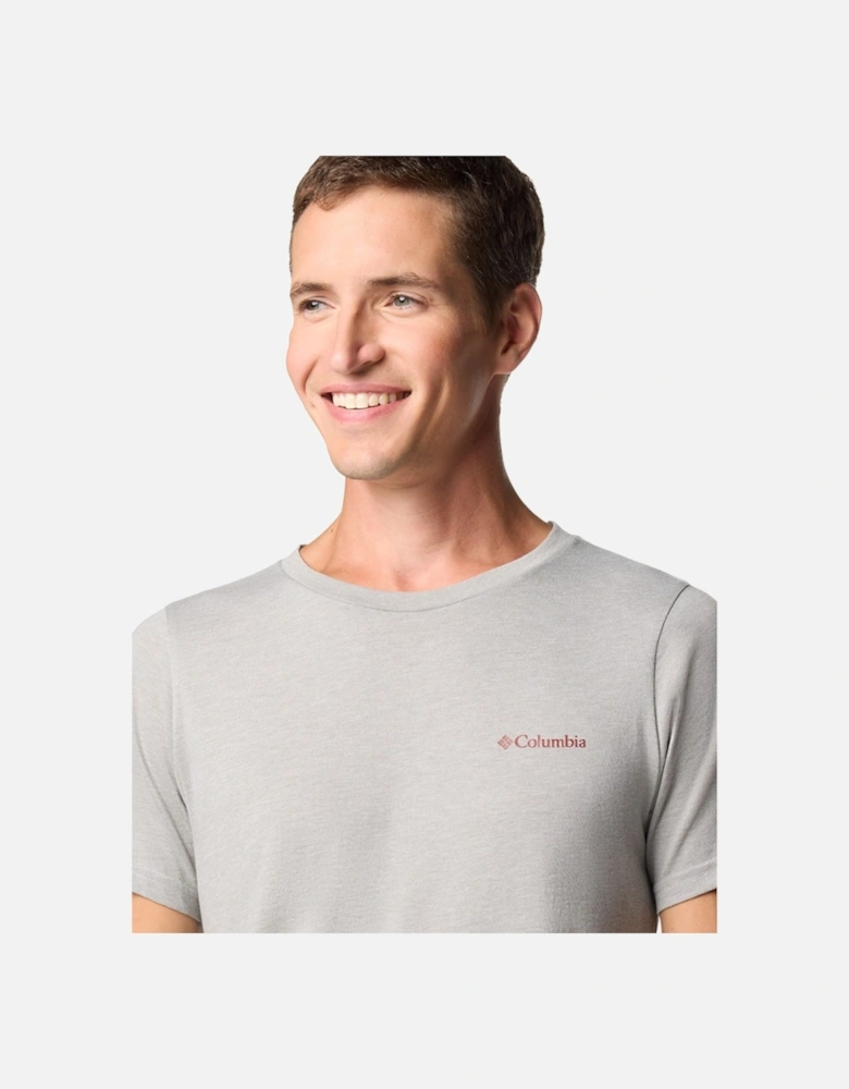 Men's Rapid Ridge™ Back Graphic Tee II Grey