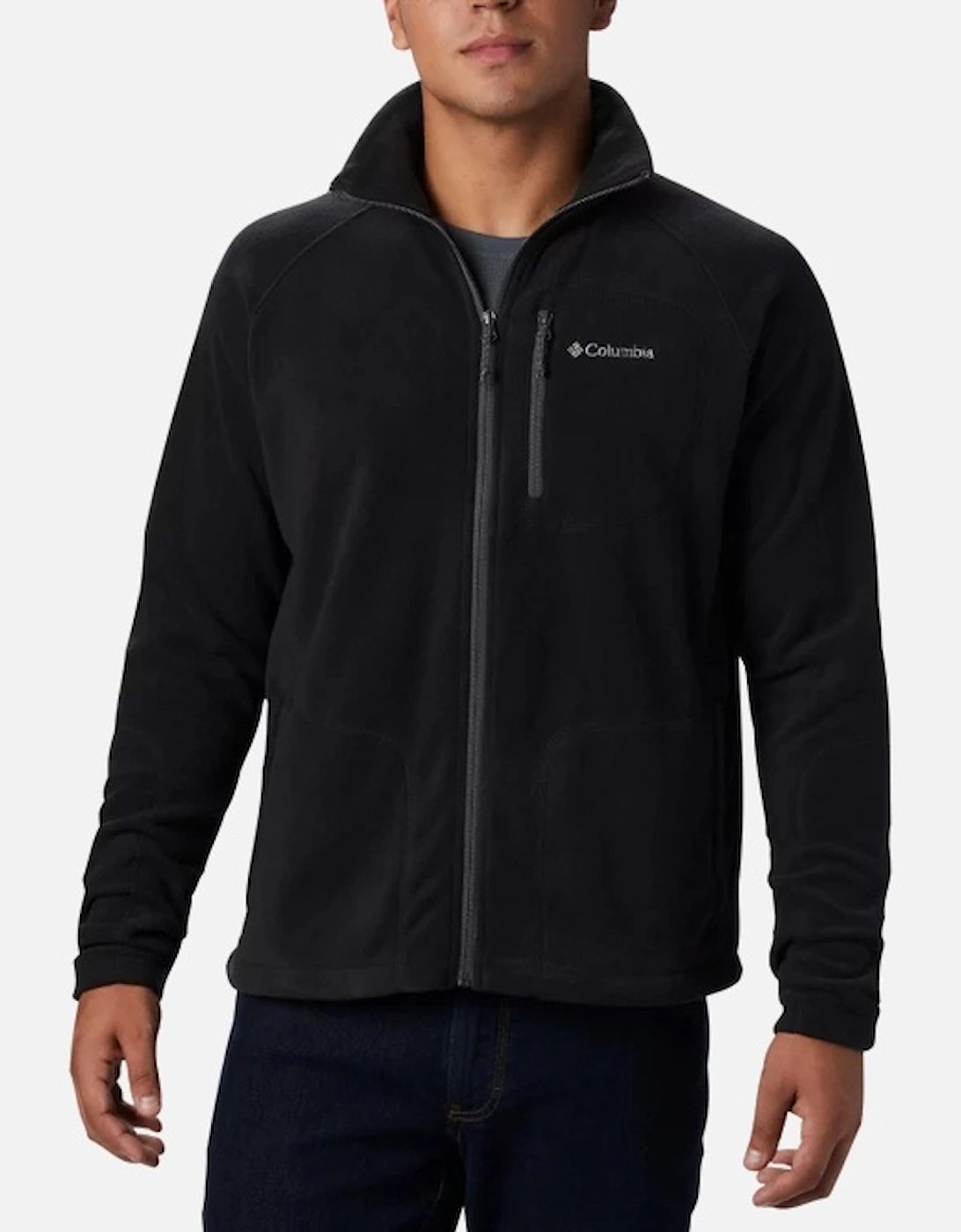 Men's Fast Trek II Full Zip Fleece Black, 7 of 6